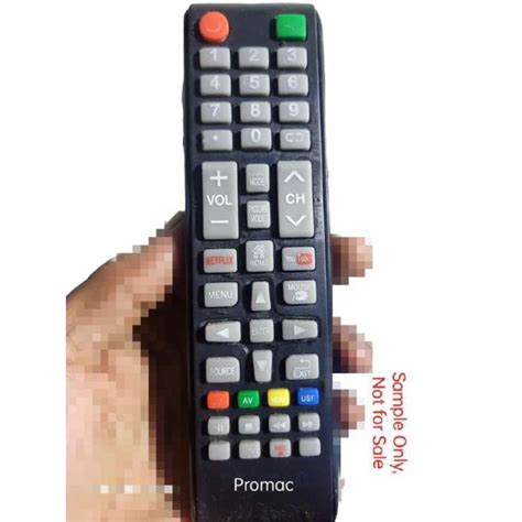 Remote for Promac Smart TV .